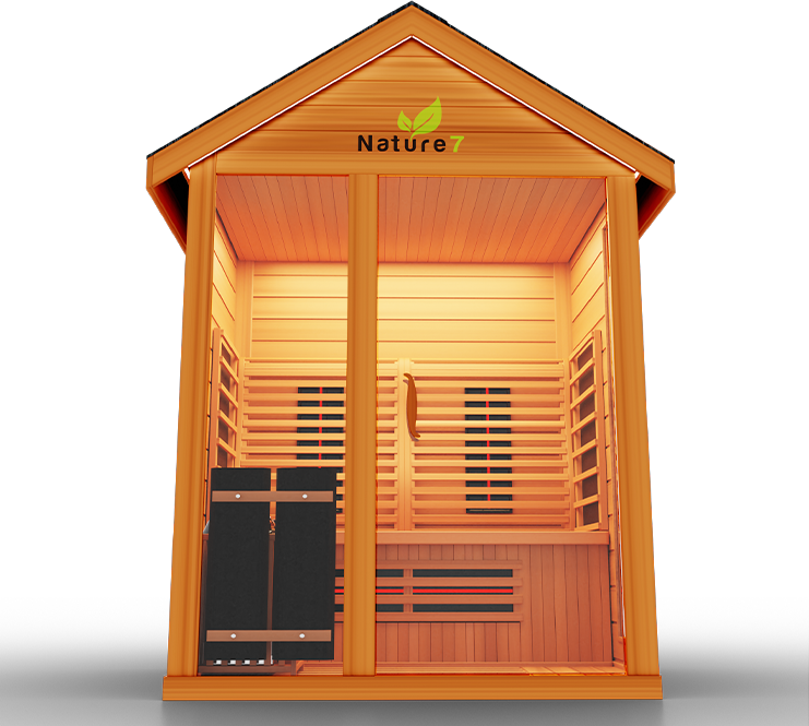Hybrid (Dry and Steam) Nature 7 Outdoor Sauna