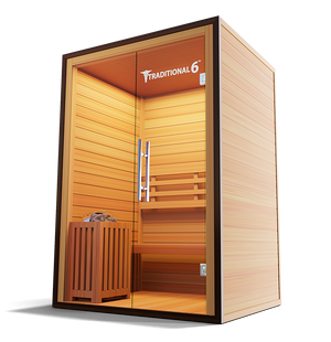 Traditional Indoor Sauna 6 - Glass Front Only - view 2