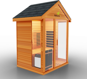 Hybrid (Dry and Steam) Nature 7 Outdoor Sauna - view 3