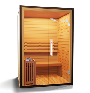 Traditional Indoor Sauna 6 - Glass Front Only - view 3
