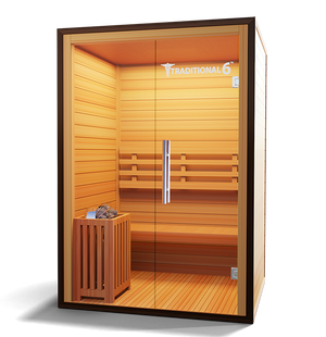 Traditional Indoor Sauna 6 - Glass Front Only - view 4