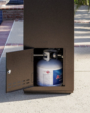 Williams Outdoor Fireplace - Stainless Steel - view 4