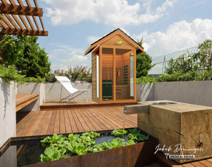 Infrared Nature 6 Outdoor Sauna - view 5