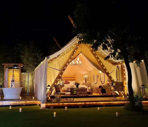 Solid-Wood Framed Camp Tents - view 4