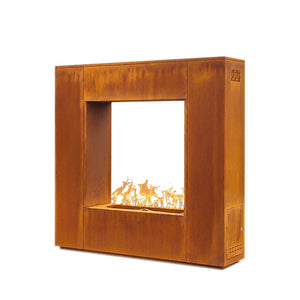 Williams Outdoor Fireplace - Corten Steel - view 4