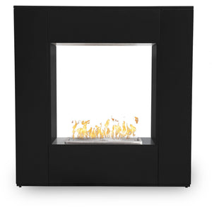Williams Outdoor Fireplace - Black - Powder Coated Metal - view 6
