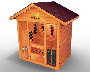 Hybrid (Dry and Steam) Nature 8 Plus Outdoor Sauna - view 5