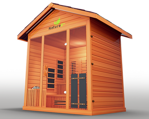 Hybrid (Dry and Steam) Nature 8 Plus Outdoor Sauna - view 3