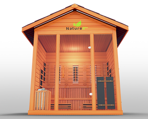 Hybrid (Dry and Steam) Nature 8 Plus Outdoor Sauna