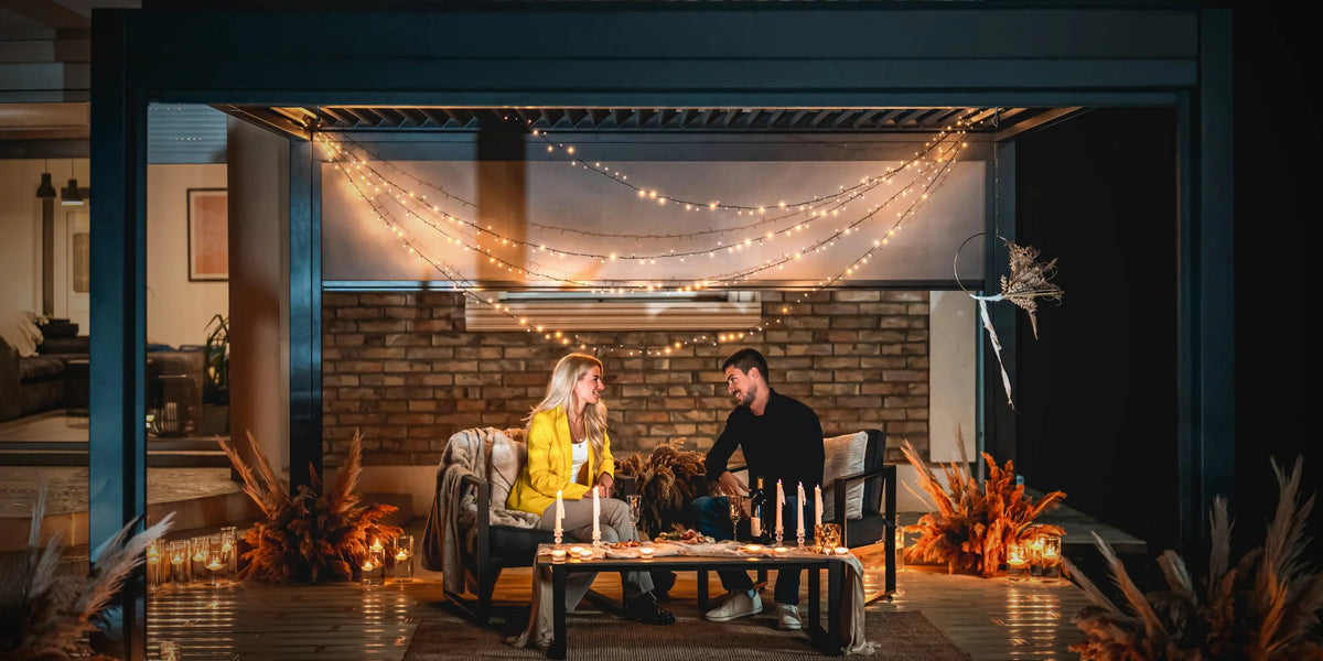 Scandinavian Aluminum Outdoor Pergola